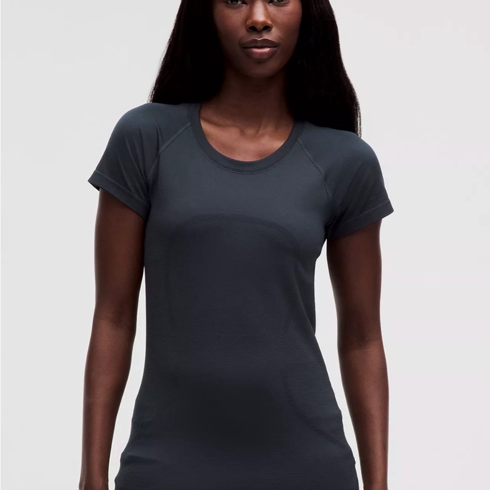 Lululemon Navy Swifty Tech Short Sleeve